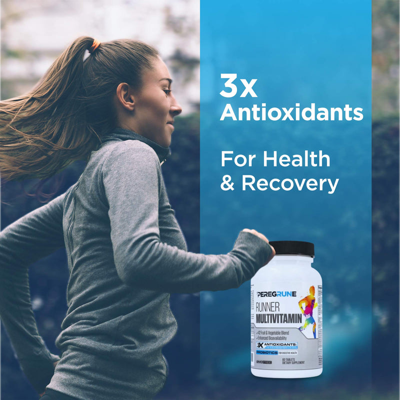 Runner Multivitamin & Omega-3 Bundle | Designed for Runners with Antioxidants & Complete B-Complex to Support Energy & Recovery | Omega-3 to Support Heart & Joint Health | Non-GMO Omega Bundle