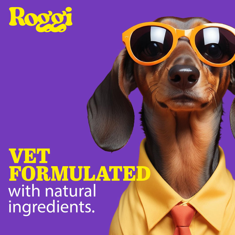 ROGGI Calming Chews For Dogs, Calming Dog Treats, Dog Calming Chews That Work, Stress and Anxiety Calming treats