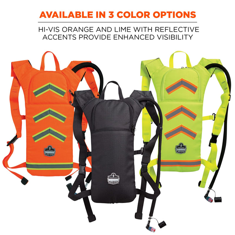 Ergodyne Chill-Its 5155HV High Visbility Low Profile Hydration Pack, 2 ltr, Lime - BeesActive Australia