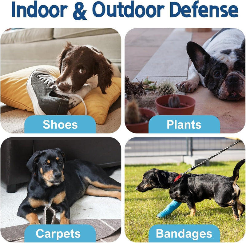 No Chew Spray for Dogs 120ML Bitter Apple, Effective Anti Chew Spray for Dogs, Protects Furniture, Belongings & Prevents Wound Irritation, Indoor & Outdoor Use, No Alcohol & Trace