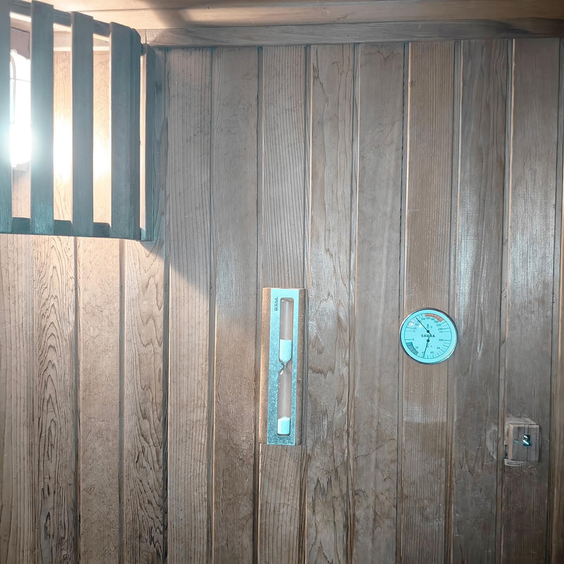 Sauna Thermometer and Hygrometer Combo – Precise Temperature & Humidity Gauge for Sauna Roomsk, Temperature Range 70-250°F, Humidity Range 0-100% - BeesActive Australia