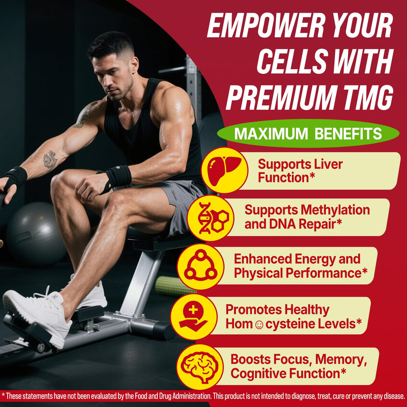 2Pack TMG Gummies 1000mg Betaine Anhydrous, Methylated B Complex, Magnesium | Methylated Multivitamin, Methylfolate B12 B6 + Magnesium Taurine, Trimethylglycine for Homocysteine Levels, Brain, Energy