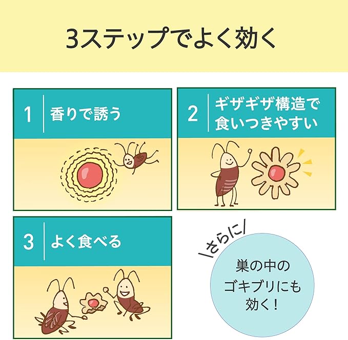 Earth Cockroach Borate Dango, Earth Cockroach Exterminator, Quasi-drug for Control, Earth Jet Cockroach Borate Dango, White Cap, Pack of 16 -  Australia