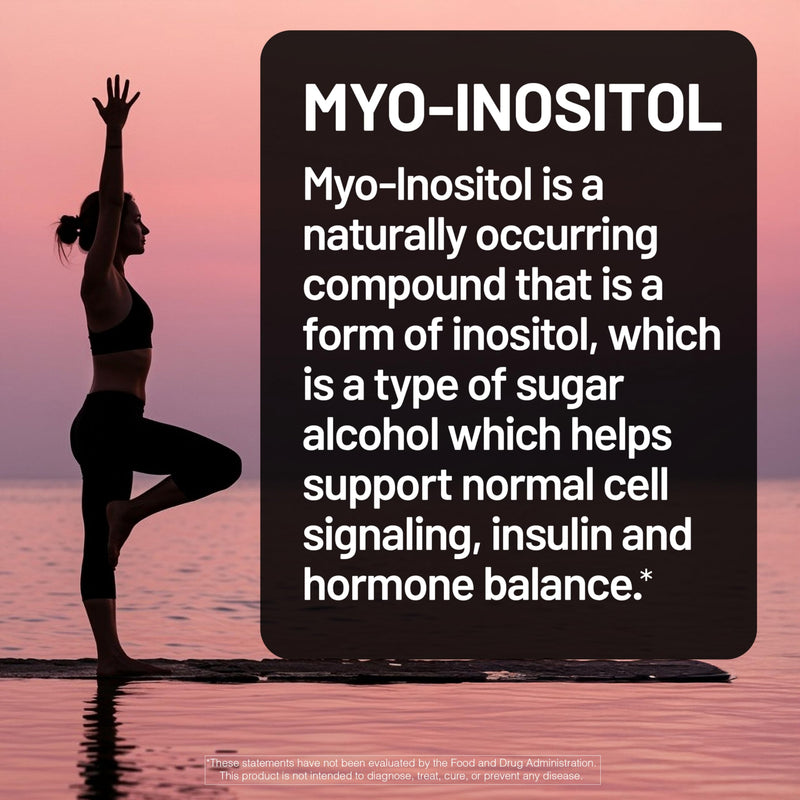 NatureWise Myo-Inositol & D-Chiro Inositol Supplement for Women - Fertility Supplements for Women - Ideal 40:1 Ratio - Myo Inositol 2000mg - Non-GMO, Vegan, USA Manufactured - [30-Day Supply] - BeesActive Australia
