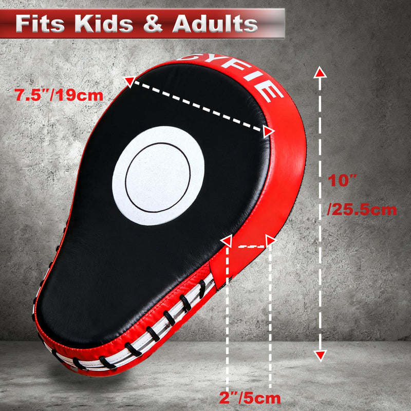 3-in-1 Boxing Pad Set –Focus Punching Mitts, Martial Arts Target Training Paddle and Kicking Pad for Kickboxing Taekwondo Karate MMA, Boxing Equipment Sparring for Kids, Teens & Women - BeesActive Australia