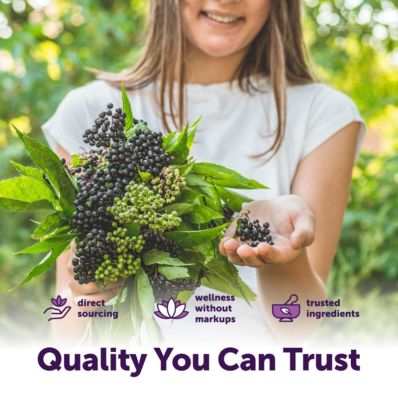 Elderberry Complex with Zinc & Vitamin C, 360 Softgels | Immune Support Supplement | 7-in-1 Sambucus Elderberry with D3, Oil of Oregano, Quercetin & Ginger | Non-GMO & Gluten Free**