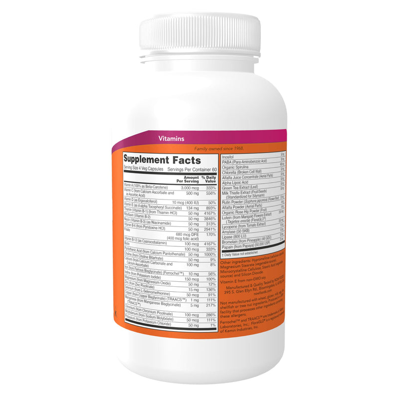 NOW Supplements, Special Two with Green Superfoods & Herbal Extracts, 240 Veg Capsules 240 Count (Pack of 1)