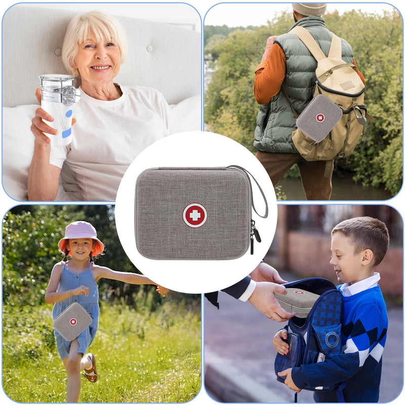 Carrying Case for Portable Nebulizer, Travel Medical Bag, Hard Emergency Medical Bag for Inhaler Spacer Case for Adults(Bag Only) - BeesActive Australia