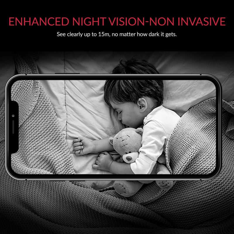 YI Pro 2K Home Security Camera, 2.4Ghz Indoor Camera with Person, Vehicle, Animal Smart Detection, Phone App for Baby, Pet, Dog Monitoring, Works with Alexa and Google Assistant 2Packs 2K pro 2pc - BeesActive Australia