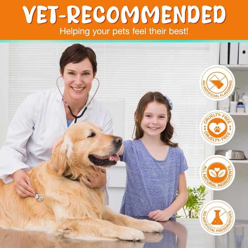 Liquid Collagen for Dogs, Dog Collagen Drops Joints Supplements for Dogs, Supplement for Itch Relief for Dog,Helps Aid Hip & Joint Care, Improves Mobility Skin and Coat Health 2pcs