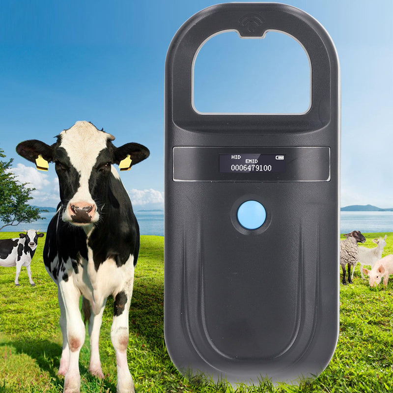 Bewinner Pet Microchip Scanner, Portable Animal ID Reader, 134.2KHz, ISO11784 85 FDX B EMID, Portable Pet Chip Scanner, USB Charging, Built-in Buzzer - BeesActive Australia