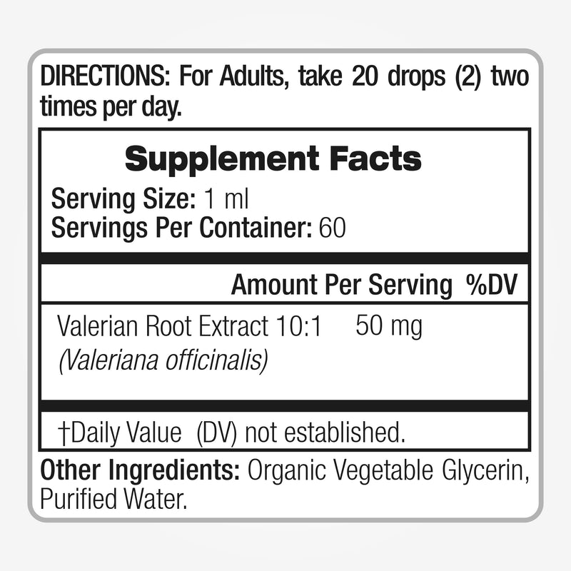 Lab - Valerian Root - Valerian Root Drops - Pure - Valerian - Valerian Root Extract -Ultra high Absorption, Alcohol Free - valeriana. - BeesActive Australia