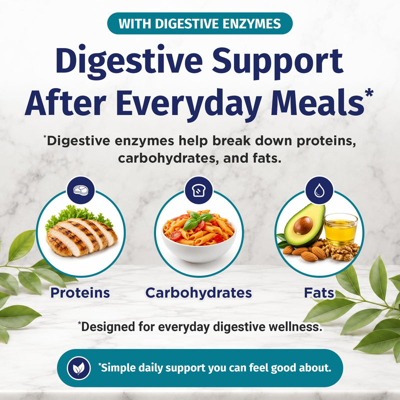 1 Body Probiotic 60 Billion with Prebiotics & Enzymes, 60 Vegan Caps | When Your Gut Feels Good, Everything Feels Better. Supports digestive balance and everyday wellness.* Digestive Probiotics