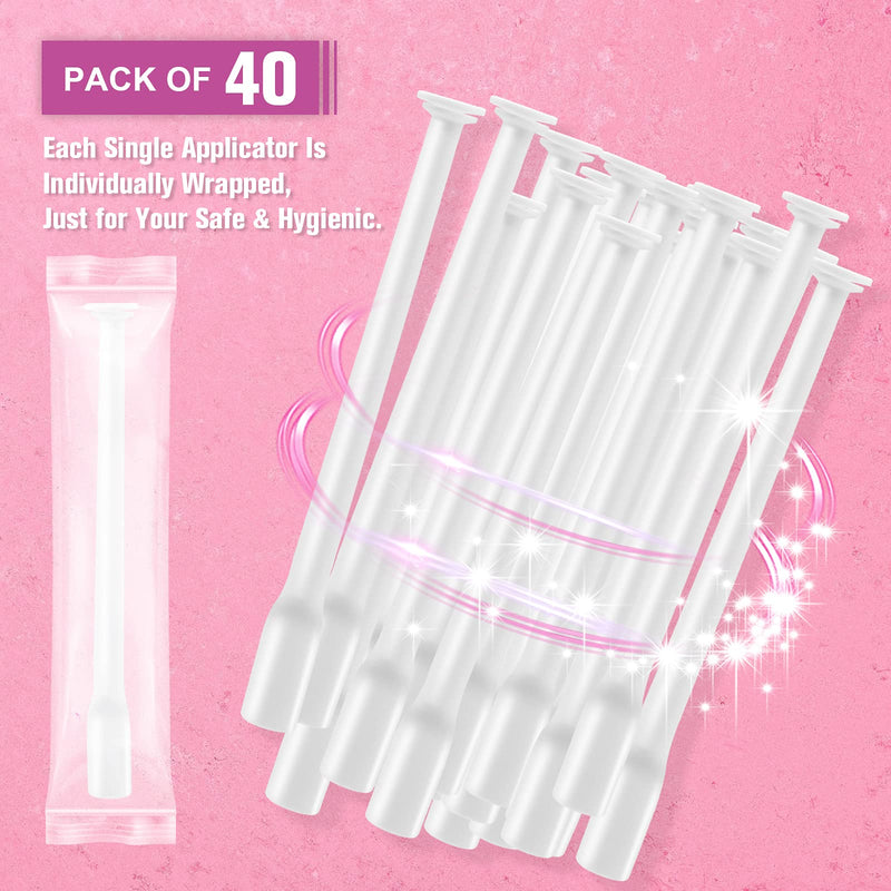 (40 Packs) Disposable Vaginial Applicators Individually Wrapped Hygienic Fit to Size 00 Cap-sules and Many Shapes of Suppositories, Tablets Feminine Care Applicators from - BeesActive Australia