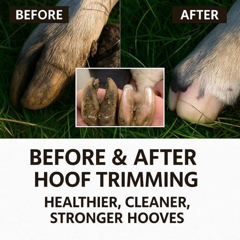 Goat Hoof Trimmers and Farrier Shears – Versatile Hoof, Wire, and Pipe Cutting Tool for Livestock– Silver (1pack) Silver-Black 1pack