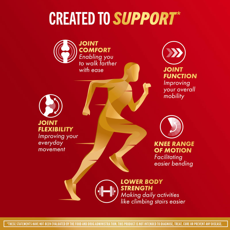 Move Free Advanced Pro Joint Support TamaFlex Glucosamine, Vitamin D3-90ct | 5-Day Joint Health Supplement tablets with Turmeric Curcumin & Tamarind, Bone Strength, Cartilage, Knee Range of Motion
