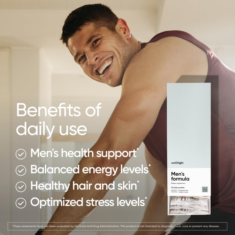 Multivitamin for Men, All-in-One Supplement Complex with Zinc, Vitamin D, C, B12, Saw Palmetto, Biotin, Selenium — 79 Nutrients for Men's Health Support, Energy, Healthy Hair, 30 Day Supply