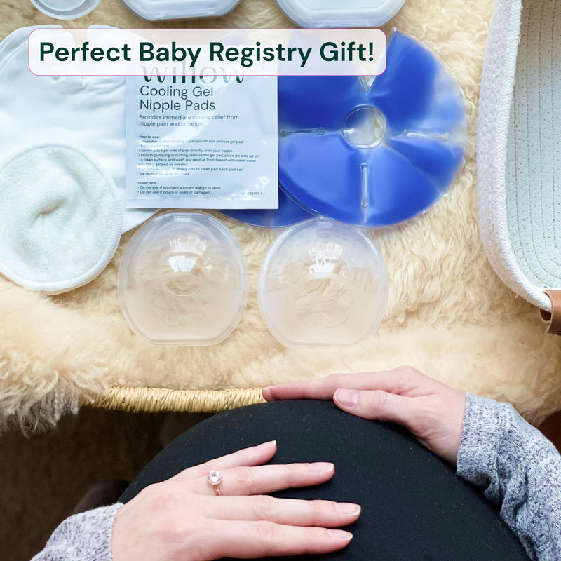 Willow Find Your Flow Feeding Kit, 13-Piece Breastfeeding Essentials Kit, Nipple Protection & Pain Relief from Common Breastfeeding Problems, Postpartum Care Kit - BeesActive Australia