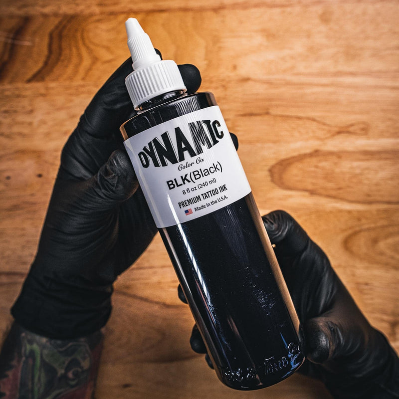 Dynamic Color Co Black Ink 8oz Bottle 8 fl oz