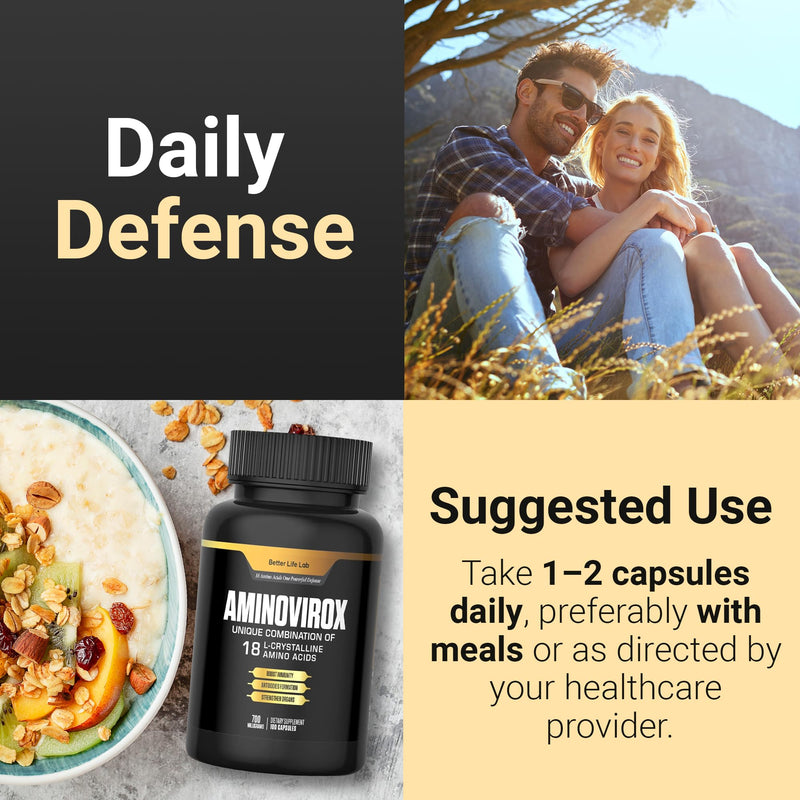 Aminovirox™ – Advanced Amino Acid & Immune Support Formula for Daily Wellness and Vitality