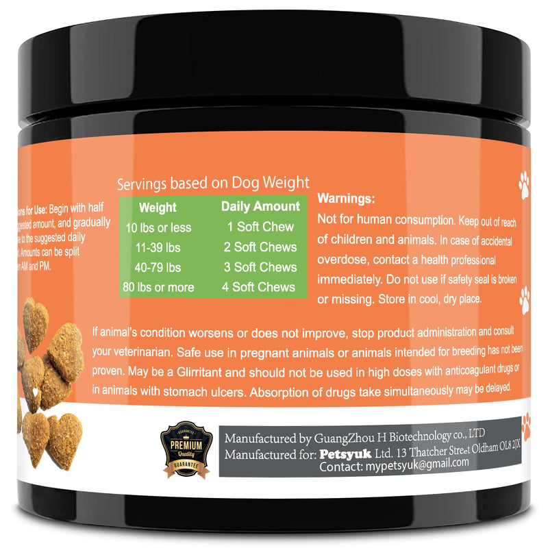 Dog Calming Tablets that work CALMS Fear, Stress, Separation Anxiety, Travel Calming Dog Treats DAILY Dog Calming Chews TASTY Calming Tablets for Dogs CHICKEN Dog Calming Tablets Dog calming products