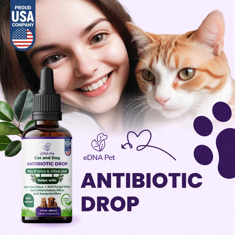 Herbal Supplements for Dogs & Cats | Dog & Cat Health Supplies Drops | Herbal Remedy with Cranberry, Respiratory & Cold Drop | 2 Fl.Oz