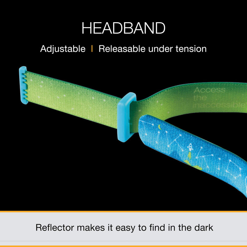 PETZL TIKKID Kids' Headlamp - Compact 20 Lumen Headlamp for Children 3 Years and Older - Blue
