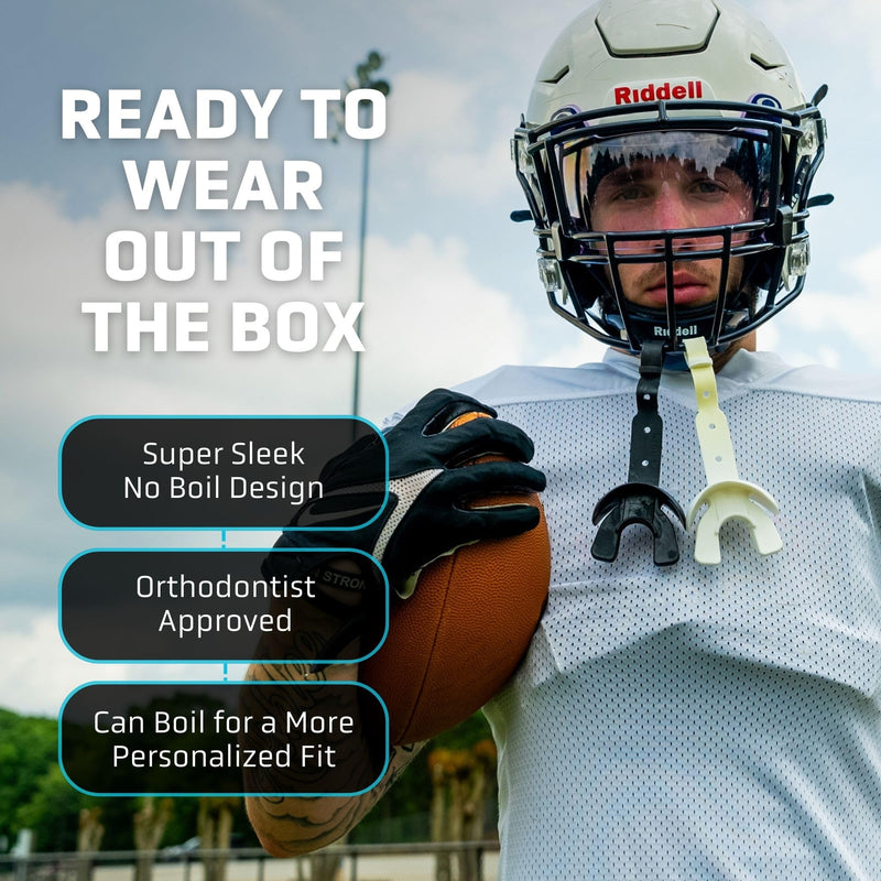 Vettex Double Mouthguard with Lip Protection, Navy Blue - BeesActive Australia