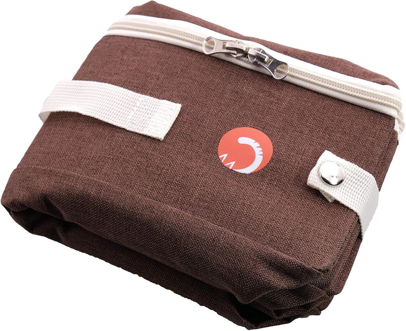 Travel Cat Littler Box | Waterproof Lining | Zipper | Travel Set of 3, Folding Case, Poop Bags & Scooper, Small
