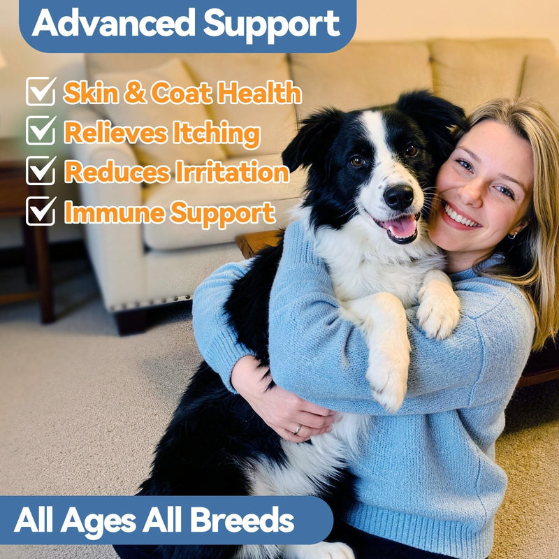 Carmelie Natural Yeast Relief for Dogs, Support Healthy Itch Relief, Ear Paw Discomfort Care, Itch Relief for Dog, Allergy Supports, Inflammation Relief for Dogs, 60ml Bacon Flavor 1PC