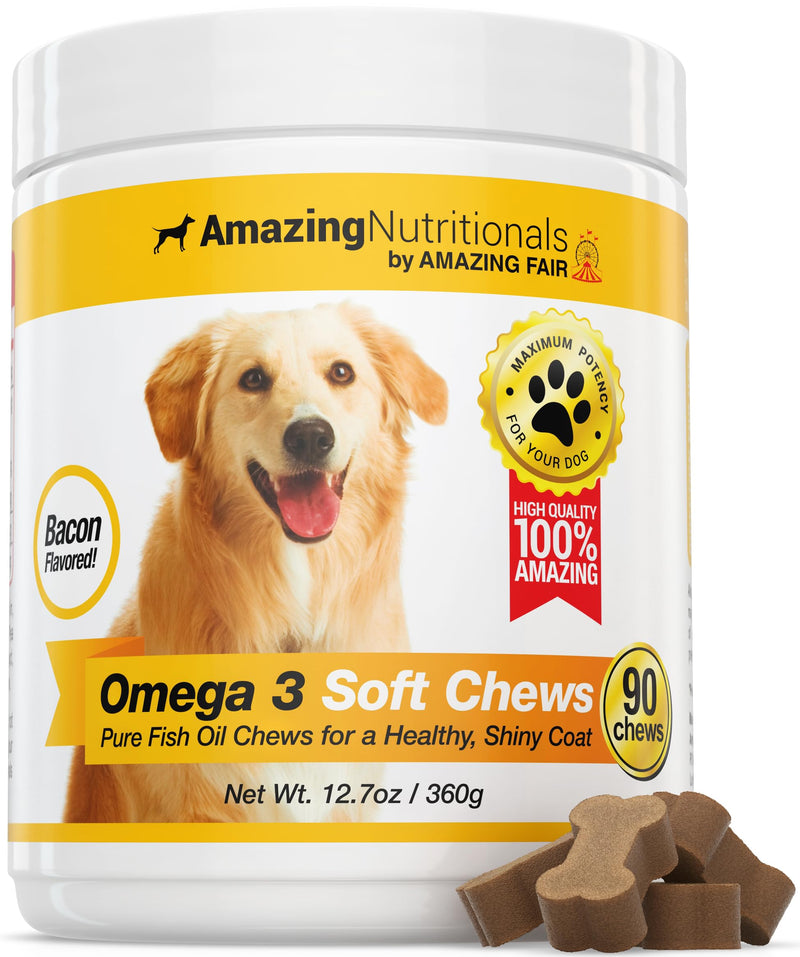Probiotics for Dogs Joint Digestive with Skin and Coat Bundle - Omega 3 for Dogs Itchy Skin Relief for Dry Skin, Hot Spots and Shedding, Eliminates Joint Pain, Gas and Diarrhea Elimination