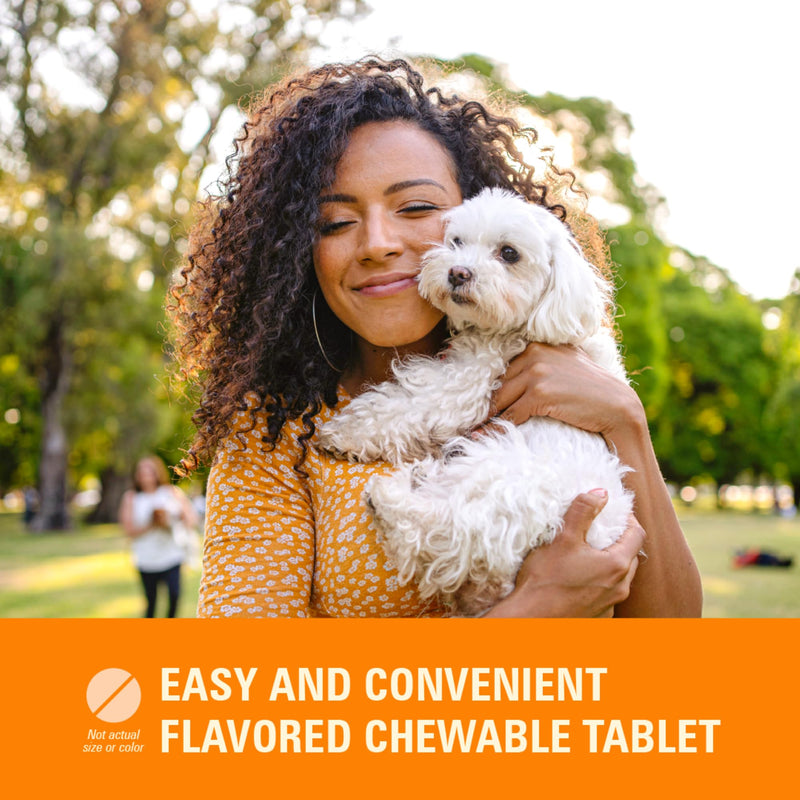 WORM X PLUS 7 Way DeWormer for Small Dogs 6-25 lbs (6 Count) + ADVECTA Flea and Tick Prevention for Small Dogs 4-10 lbs (6 Count) Bundle