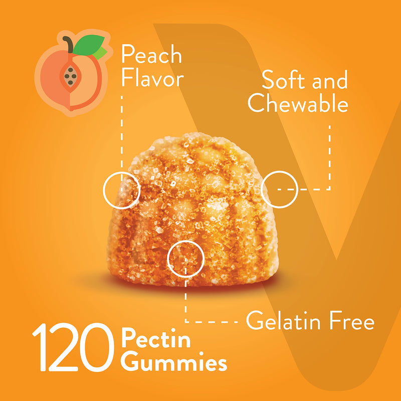 Turmeric Curcumin Gummies with Ginger & Black Pepper Herbal Supplement, 2000mg, Immune Support, Healthy Skin, and Joint Health, Vegan, Pectin Based, for Adults and Teens - Chewable Peach Flavor(2Pack) 60 Count (Pack of 2) - BeesActive Australia