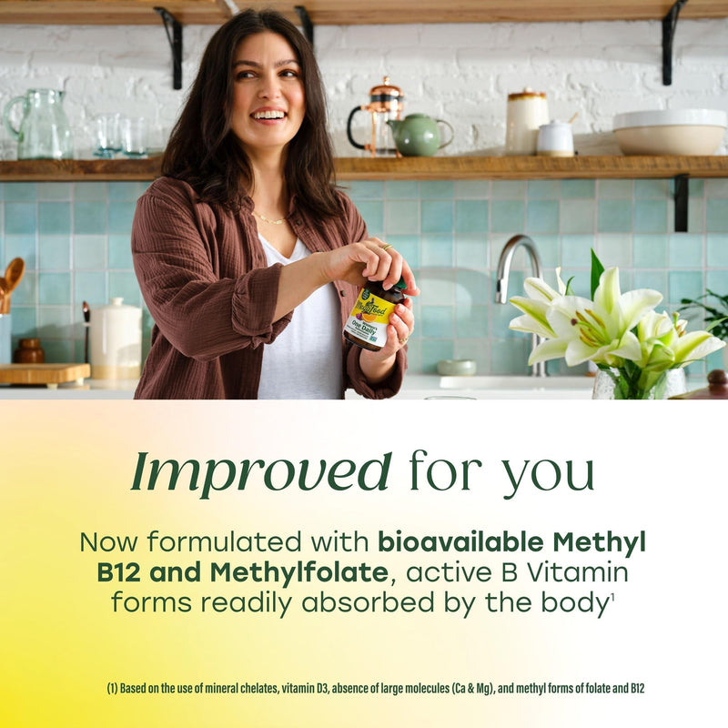 MegaFood One Daily Multivitamin for Women with 22 Nutrients, 30 Tablets | Immune Support, Cellular Energy & Healthy Skin & Hair, Methylfolate, Methylated B12, Iron, C, D3, Vegetarian, 30 Servings Unflavored 30 Count (Pack of 1)