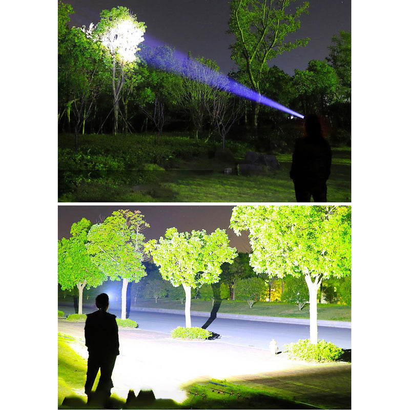 Garosa LED Headlamp, USB Rechargeable, White Light, Lightweight Mounted Design for Outdoor Night Fishing
