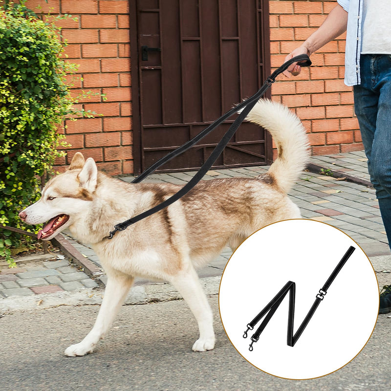 Two Point Control Dog Leash, Double Dog Leash, Training Leash, Multifunctional Double-Ended Dog Leash, Works with No Pull Harnesses, Ideal for Anti-Pulling Dog Training for Any Leash - BeesActive Australia