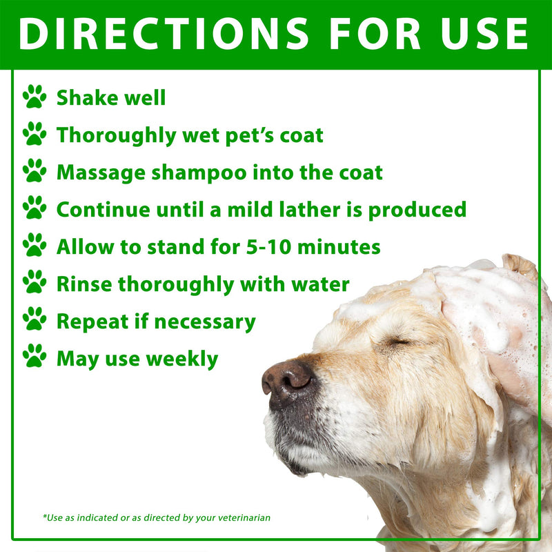 Vetoquinol BPO-3 Shampoo for Dogs, Cats & Horses (3% Benzoyl Peroxide) – 16oz – Deep Cleaning, Medicated Shampoo Opens & Flushes Hair Follicles – Degreases Oily Coats – Soothes Red, Flaky, Itchy Skin - BeesActive Australia