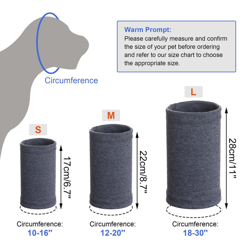 Quiet Ears for Dogs, Rbenxia 1 Piece Dog Ear Cover Hoodies Dog Ear Muffs Headband Noise Ear Protection Warm Winter Ear Scarf (Grey, Large) Grey - BeesActive Australia