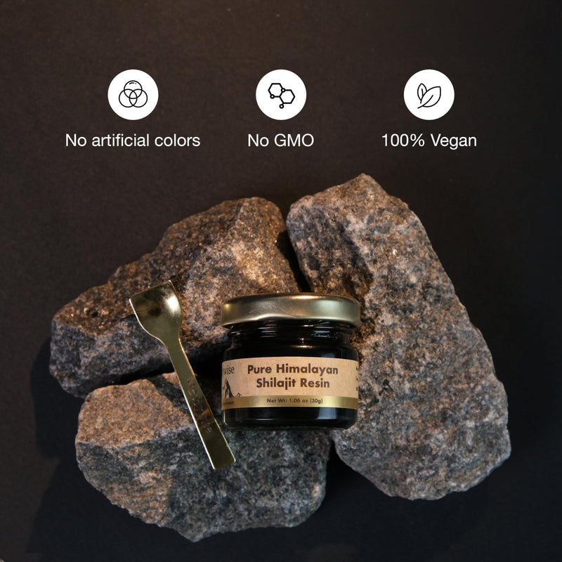 Be Bodywise Pure Himalayan Shilajit Resin I 600 mg I 75%+ Fulvic Acid & 85+ Trace Minerals | Zero Sugar I Lab Tested I Heavy Metal Free I 100% Authentic & Natural, Organic I for Men & Women I 30 gm. 1 Count (Pack of 1) - BeesActive Australia