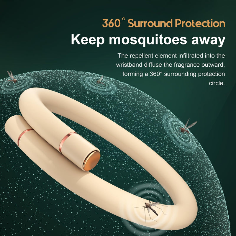 Mosquito Bracelets, Insect & Pest Mosquito Bands for Adults and Kids, DEET Free, Mosquito Wristbands Outdoor Patio Hiking Camping Gear Must Haves (10 Replacement Cores - Pink) - BeesActive Australia