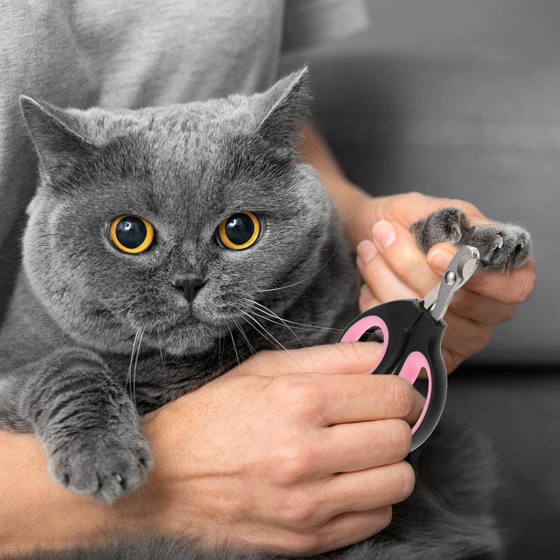 Therwen 24 Pcs Cat Nail Clipper Bulk Cat Nail Trimmer Kitten Claw Clippers Pet Nails Cutter Claw Care for Cats Kittens Bunny Puppy Rabbit Gatos Sharp Safer - BeesActive Australia
