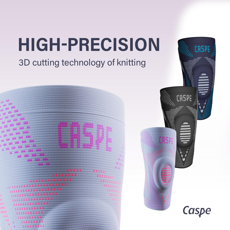 Caspe 1 Pack Compression Knee Brace for Women & Men – Pain Relief Support with Patella Gel Pads & Side Stabilizers – Knee Sleeve for Running, Workout & Arthritis (Pink, Small) Pink