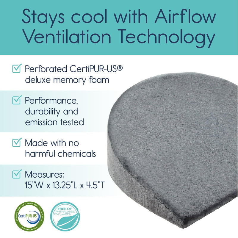 hiccapop Pregnancy Pillow Wedge for Maternity | Memory Foam Maternity Pillows Support Body, Belly, Back, Knees - BeesActive Australia