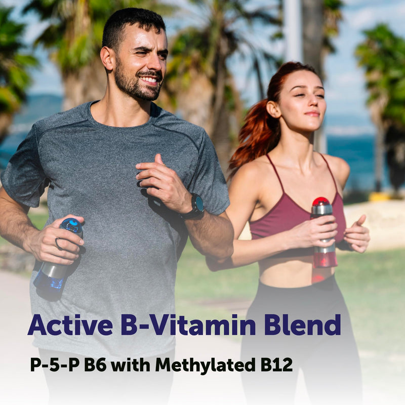 Micro Ingredients P5P 100mg Per Serving, 240 Softgels - Active Vitamin B6 with Methylated B12 - Made with MCT Oil - Supports Energy Metabolism & Brain Health* - Gluten Free & Non-GMO