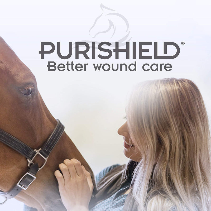 Farnam Purishield Wound & Skin Care Fast Acting Spray, Cleans and Treats Wounds on Horses, Dogs, Cats & Livestock 16 Ounces Wound Spray - BeesActive Australia