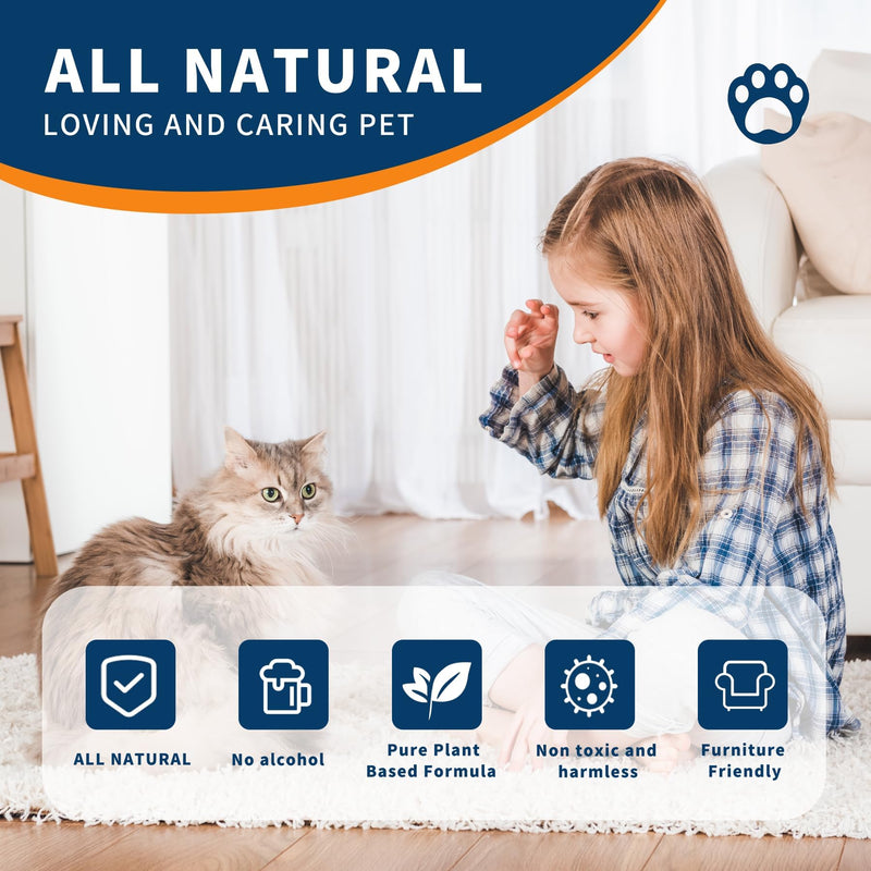 Cat Deterrent Spray: 200ML Cat Repellent Indoor for Cat and Kitten, Cat Scratch Deterrent for Furniture, Effective Cat Repellent Spray Training Aid for Furniture, Curtains, Sofas, Indoor & Outdoor - BeesActive Australia
