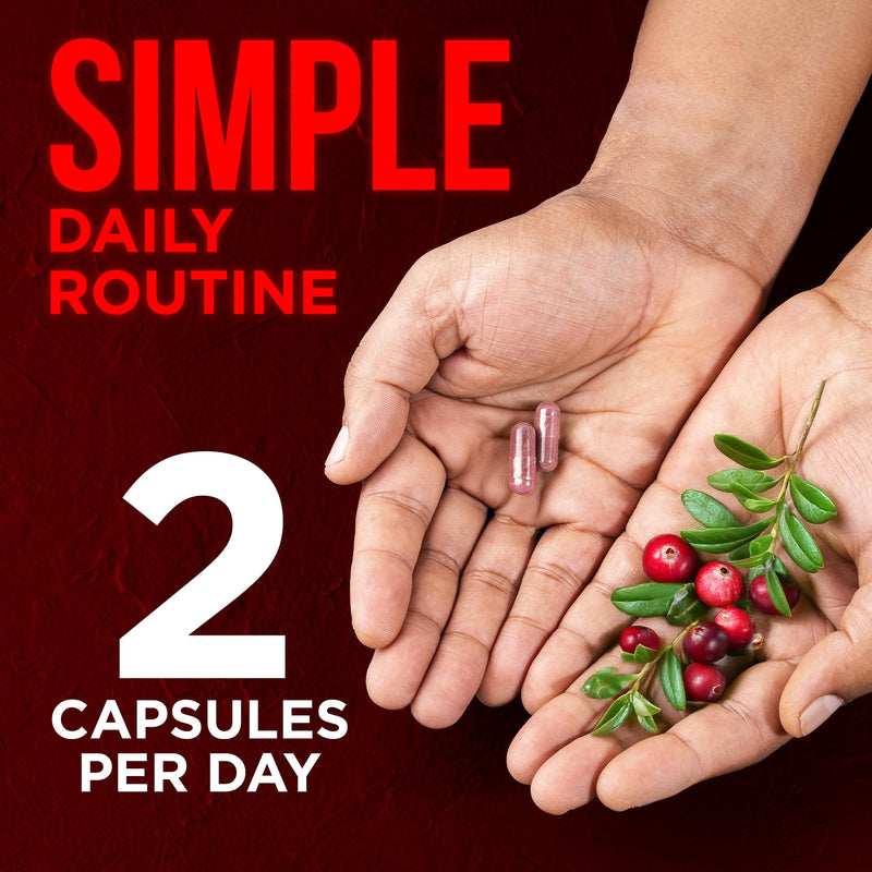 OmniBiotics USDA Organic Cranberry Pills for Women - High Potency 25,000 mg Supplement with 25:1 Fruit Extract - Daily Urinary Tract Support - 120 Vegan Capsules