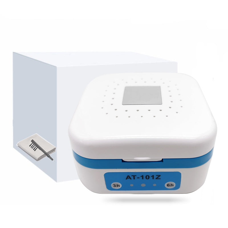LINKIM Automatic Hearing Aid Dryer & Dehumidifier Ultra Fast Electronic Dry Box for Hearing Amplifiers & Cochlear Implants Removes Sweat & Moisture