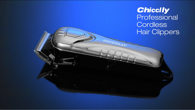 Chicclly Low Noise Hair Clippers for Men & Women with 10 Color Guide Combs Steel