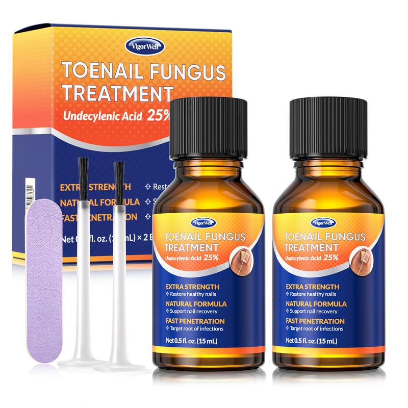 Toenail Fungus Treatment with 25% Undecylenic Acid: Toenail Fungus Treatment Extra Strength for Thick, Yellow and Damaged Nails - Safe and Gentle for Nails Care - BeesActive Australia